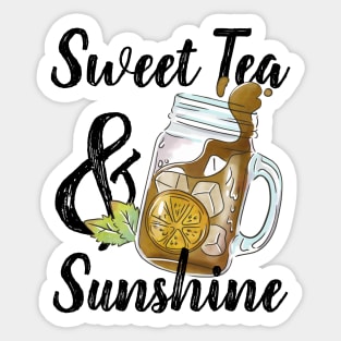 Sweet Tea and Sunshine Sticker